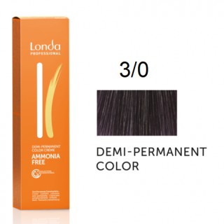 Крем-фарба Londa Professional без аміаку 3/0 Темно-коричневий 60 мл