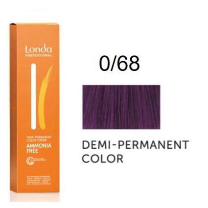 Крем-фарба Londa Professional без аміаку 0/68 Фіолетово-перлинний 60 мл.