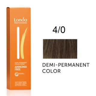 Крем-фарба Londa Professional без аміаку 4/0 Середньо-коричневий 60 мл.