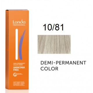 Крем-фарба Londa Professional без аміаку 10/81 Блонд перламутрово - попелястий 60 мл.