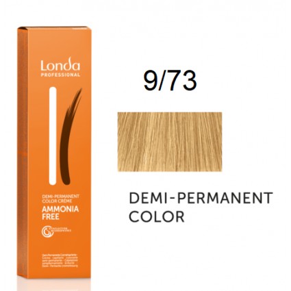 Крем-фарба Londa Professional без аміаку 9/73 Блондин коричнево-золотий 60 мл.