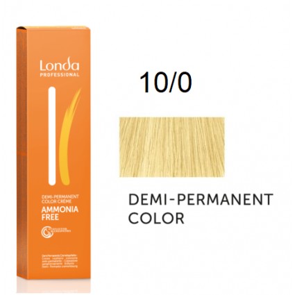 Крем-фарба Londa Professional без аміаку 10/0 Дуже яскравий блондин 60 мл.