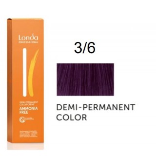 Крем-фарба Londa Professional без аміаку 3/6 Темно-коричневий фіолетовий 60 мл