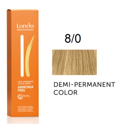 Крем-фарба Londa Professional без аміаку 8/0 Світлий блондин 60 мл.