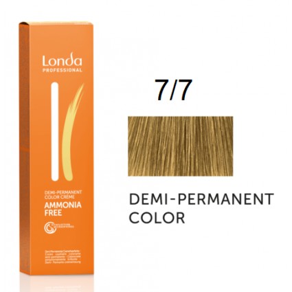 Крем-фарба Londa Professional без аміаку 7/7 Блонд коричневий 60 мл.