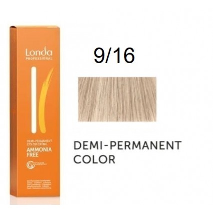 Крем-фарба Londa Professional без аміаку 9/16 Яскравий блондин попільно-фіолетовий 60 мл