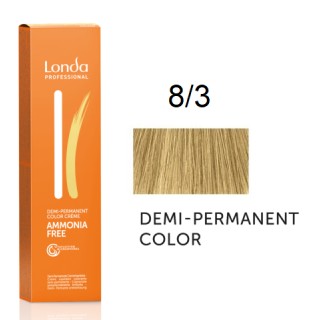 Крем-фарба Londa Professional без аміаку 8/3 Світлий золотистий блондин 60 мл.