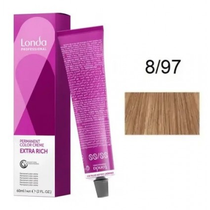 Крем-фарба для волосся Londacolor 8/97 Ранковий капучино 60 мл