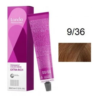 Крем-фарба для волосся Londacolor 9/36 Дуже світлий блонд золотисто-фіолетовий 60 мл