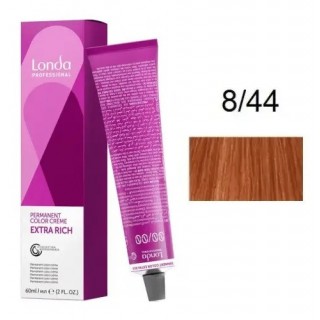 Крем-фарба для волосся Londacolor 8/44 Світлий блондин інтенсивно-мідний 60 мл