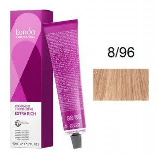 Крем-фарба для волосся Londacolor 8/96 Світлий блонд сандре фіолетовий 60 мл.