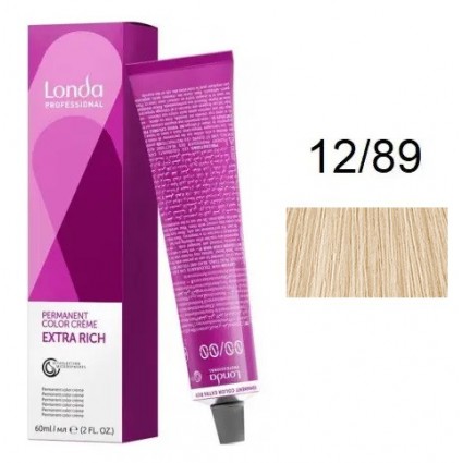 Крем-фарба для волосся Londacolor 12/89 Спеціальний блондин перлинний кандре 60 мл