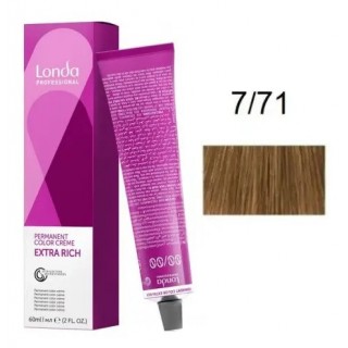 Крем-фарба для волосся Londacolor 7/71 Середній блондин коричнево попелястий 60 мл