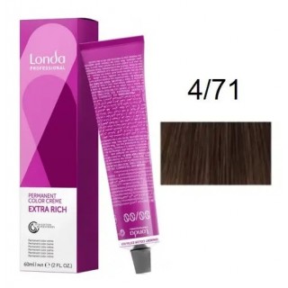 Крем-фарба для волосся Londacolor 4/71 Шатен коричнево-попелястий 60 мл