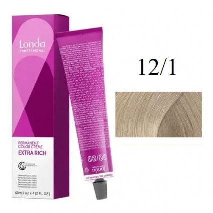 Крем-фарба для волосся Londacolor 12/1 Спеціальний попелястий блондин 60 мл