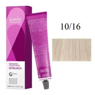 Крем-фарба для волосся Londacolor 10/16 Яскравий блонд попелясто-фіолетовий 60 мл
