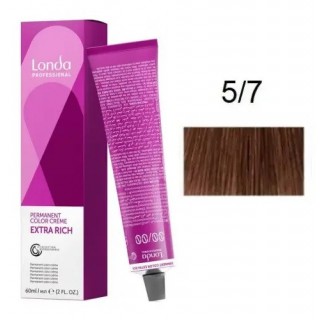 Крем-фарба для волосся Londacolor 5/7 Світлий шатен коричневий 60 мл.