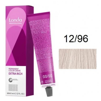 Крем-фарба для волосся Londacolor 12/96 Спеціальний блондин сандре фіолетовий 60 мл