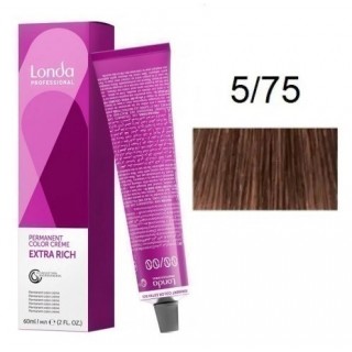 Крем-фарба для волосся Londacolor 5/75 Світлий шатен коричнево-червоний 60 мл