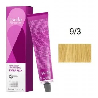 Крем-фарба для волосся Londacolor 9/3 Яскравий золотистий блондин 60 мл