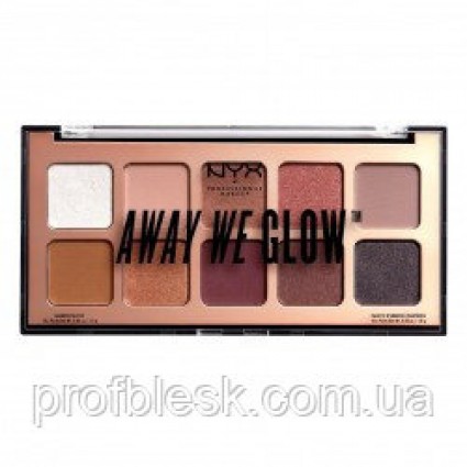 NYX Палетка теней Away we glow №01 (Lovebeam)