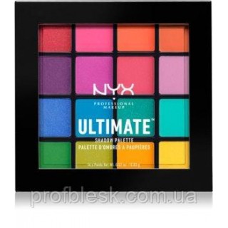 NYX Палетка теней Ultimate №4 (Brights) 16*0.83 г