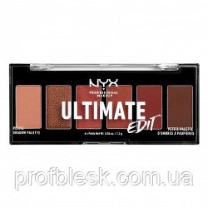 NYX Палетка теней Ultimate Edit №01 (Warm neutrals) 6*1.2 г