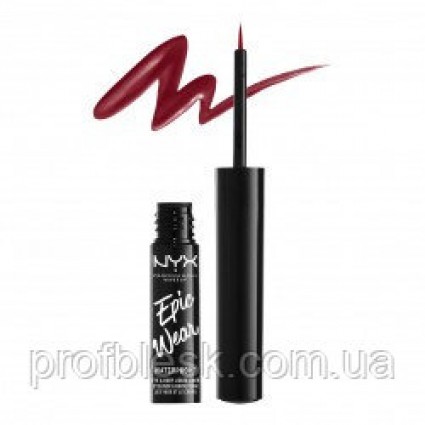 NYX Лайнер д/глаз Epic Wear Liquid Liner №07 (red) 3,5 мл