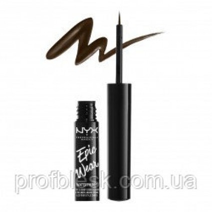 NYX Лайнер д/глаз Epic Wear Liquid Liner №02 (brown) 3,5 мл