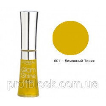 Loreal Glam Shine блеск д/губ №601 (aqua lemon tonic) 6 мл
