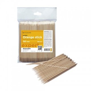 Апельсинова паличка Staleks Pro для манікюру дерев'яна 150 мм 100 шт DOS-10/100