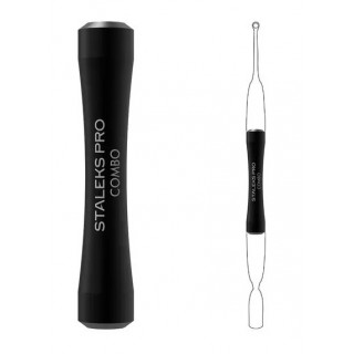 Ручка лопатки чорна Staleks Pro Combo UNIQ 10b для змінних робочих частин
