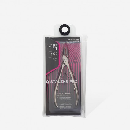 Кусачки професійні для кутикули Staleks Pro Expert 11 15 мм NE-11-15