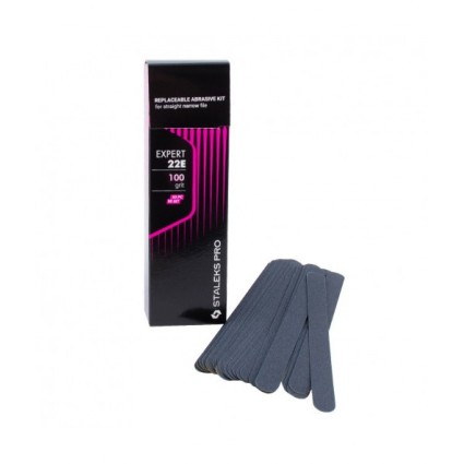 Набір змінних файлів для пилки прямої вузької Staleks Pro Expert 22Е 100 грит 50 штук DFE-22Е-100