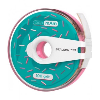 Змінний файл-стрічка Staleks Pro Expert PapMam 100 грит 7 м білий