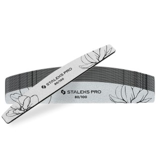 Пилка півмісяць мінеральна Staleks EXPERT 40 80/100 грит