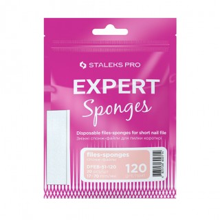 Змінні спонж-файли для пилки короткої STALEKS PRO Expert 51 120 грит 20 шт