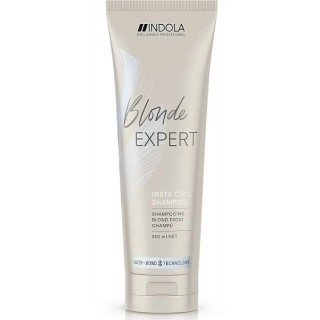 Шампунь для всіх типів блонда нейтралізуючий жовтистість Indola Blond Addict Instacool Shampo 250мл