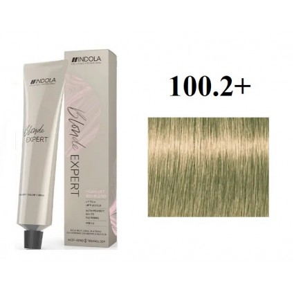 Стійка перманентна крем-фарба indola 100.2+ (H.2+) Ультра блонд перламутровий інтенсивний 60 мл