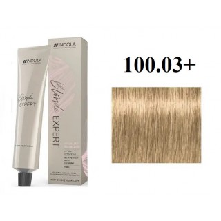 Стійка перманентна крем-фарба indola 100.03+ Ультра натуральний блонд золотистий інтенсивний 60 мл