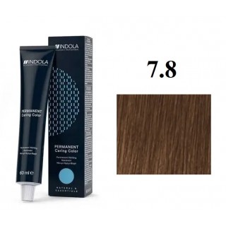 Стійка перманентна крем-фарба indola 7.8 Середньо русявий 60 мл