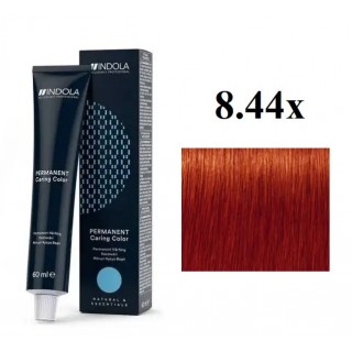 Стійка перманентна крем-фарба indola 8.44 х Світло-русявий інтенсивно мідний 60 мл