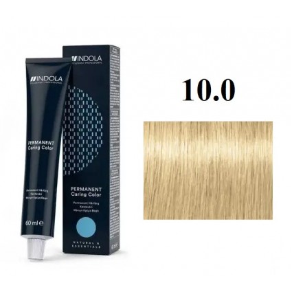 Стійка перманентна крем-фарба Indola 10.0 Найсвітліший натуральний блонд 60 мл