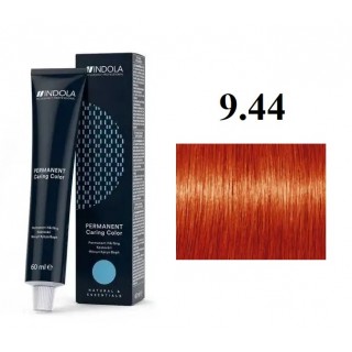 Стійка перманентна крем-фарба Indola 9.44 Світлий блонд інтенсивний мідний 60 мл