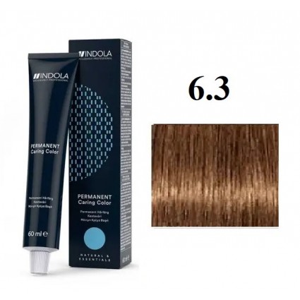 Стійка перманентна крем-фарба Indola 6.3 Русявий золотистий 60 мл