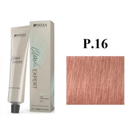 Стійка перманентна крем-фарба Indola Р.16 Блонд пастельний суничний 60 мл