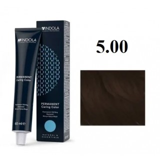 Стійка перманентна крем-фарба indola 5.00 (5.0+) Світло-коричневий інтенсивний натуральний 60 мл