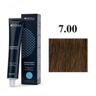 Стійка перманентна крем-фарба Indola 7.00 (7.0+) Середньо-русявий інтенсивний натуральний 60 мл