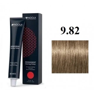 Стійка перманентна крем-фарба indola 9.82 Світлий блонд шоколадний перламутровий 60 мл