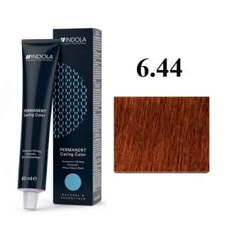 Стійка перманентна крем-фарба indola 6.44 Русявий інтенсивний мідний 60 мл